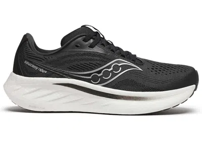 Pre-owned Saucony Ride 18 (women's) Sneakers In Black/white