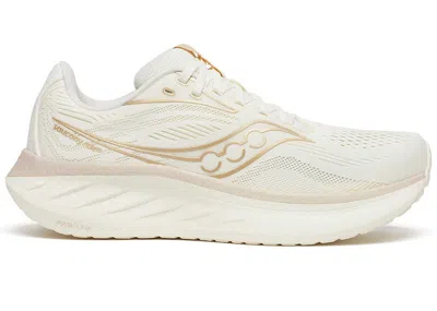 Pre-owned Saucony Ride 18 (women's) Sneakers In Vanilla