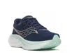 Saucony Womens  Ride 19 In Navy/aqua