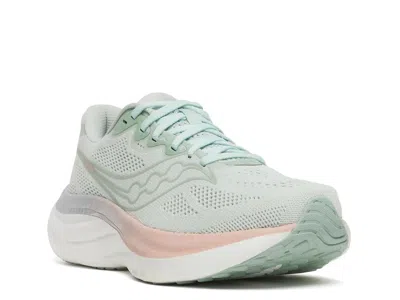 Saucony Ride 19 Running Shoe In White