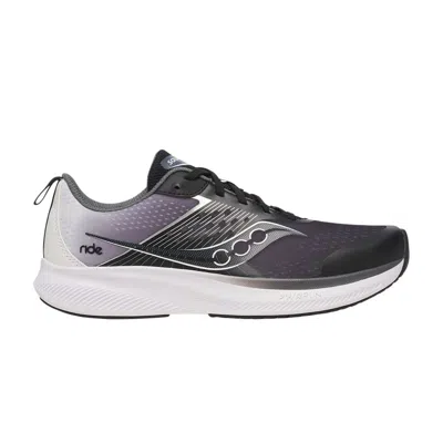 Pre-owned Saucony Ride Kdz Big Kid 'black White' | Kid's Size 5.5
