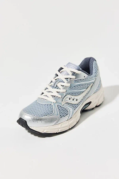 SAUCONY WOMEN'S RIDE MILLENIUM SNEAKER IN CREAM/SILVER, WOMEN'S AT URBAN OUTFITTERS