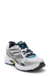 Saucony Ride Millenium Sneaker In Silver/ Green