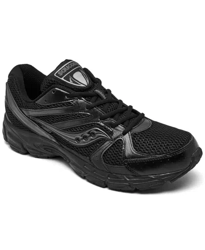 Saucony Ride Millennium Casual Sneakers From Finish Line In Black