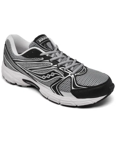 Saucony Ride Millennium Casual Sneakers From Finish Line In Gray,black