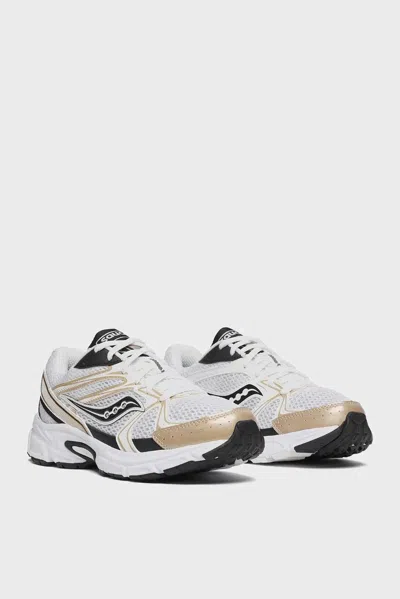 Saucony Ride Millennium S70812-18 Sneakers White Gold Running Shoes Liq389