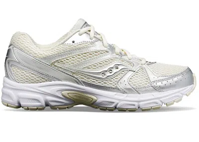Pre-owned Saucony Ride Millennium (women's) Sneakers In Cream/silver In Multi