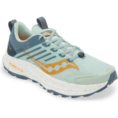 Saucony Ride Tr2 Trail Running Shoe In Jade/mirage