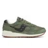 Saucony Rolive Green Suede And Leather Sneakers In Green