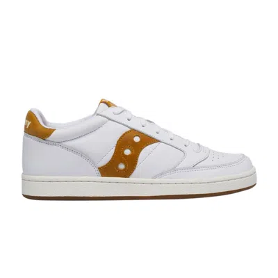 Pre-owned Saucony Jazz Court 'white Yellow' | Men's Size 11.5