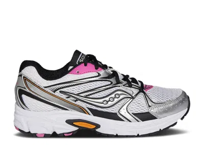 Saucony Wmns Grid Ride Millennium 'white Orange Pink' Foot Locker Exclusive In Multi