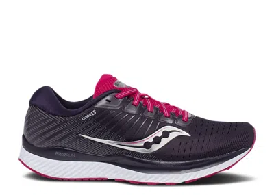 Saucony Wmns Guide 13 'dusk Berry' In Black