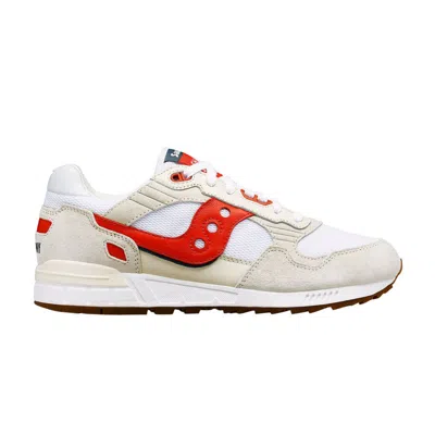 Pre-owned Saucony Shadow 5000 'ivy Prep Pack - White Red' In Cream