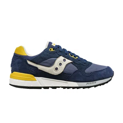 Pre-owned Saucony Shadow 5000 Stonewash 'blue Yellow' | Men's Size 13