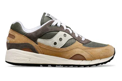 Pre-owned Saucony Shadow 6000 Green Brown In Green/brown