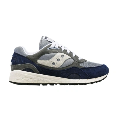 Pre-owned Saucony Shadow 6000 'grey Navy' In Blue