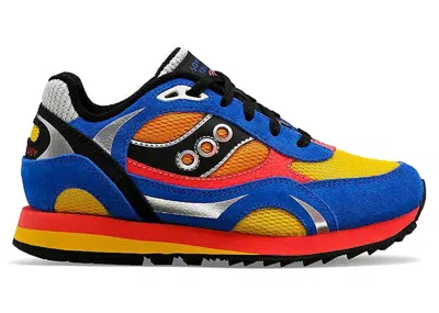 Pre-owned Saucony Shadow 6000 Jae Tips I Love You But I'm Busy (kids) Sneakers In Blue/orange/yellow