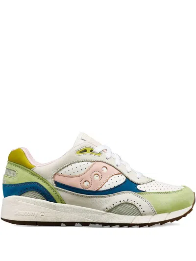 Saucony Shadow 6000 Premium Perforated-detailing Trainers In Multi