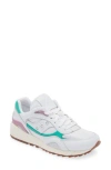 Saucony Shadow 6000 Running Shoe In White/aqua