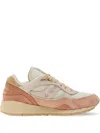 Saucony Shadow 6000 Suede-panelled Sneakers In Pink