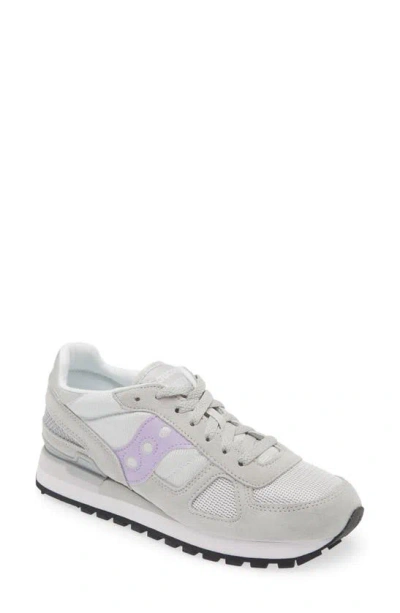 Saucony Shadow Original Sneaker In Grey/purple