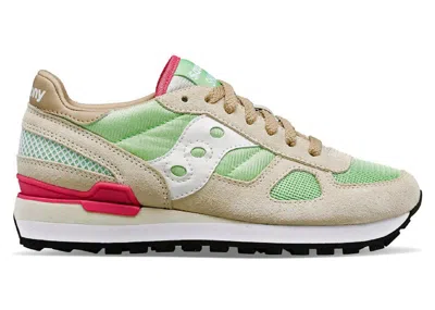 Pre-owned Saucony Shadow Original (women's) Sneakers In Mint/sand In Multi