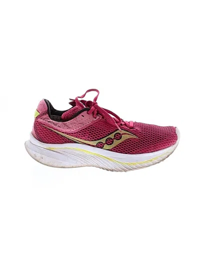 Pre-owned Saucony Sneakers In Burgundy