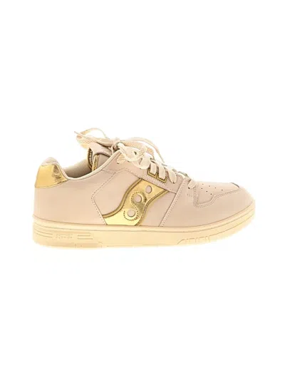 Pre-owned Saucony Sneakers In Gold