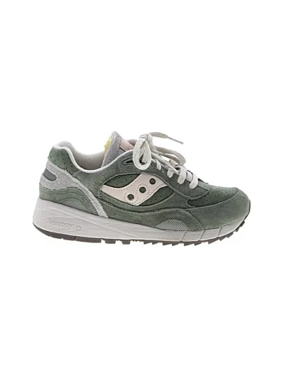 Pre-owned Saucony Sneakers In Green