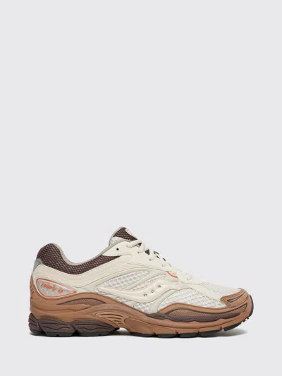 Saucony Sneakers Men Color Cream In Brown