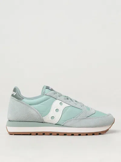 Saucony Sneakers  Woman Color Green In Verde Blu E Verdi