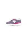 Saucony Suede And Nylon Jazz Triple Low Top Sneakers With Tricolor S In Argento Chiari E Naturali