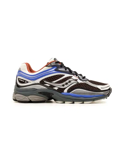 Saucony Brown Progrid Omni 9 Sneakers In Multi