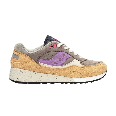 Pre-owned Saucony Sneakersnstuff X Shadow 6000 'khaki Grey' In Tan