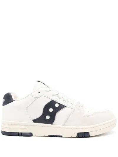 Saucony Sonic Panelled Leather Sneakers In Neutrals