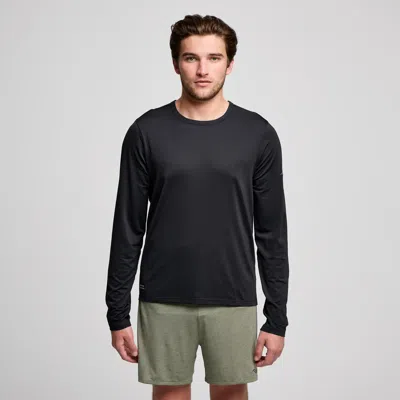 Saucony Stopwatch Long Sleeve In Blue