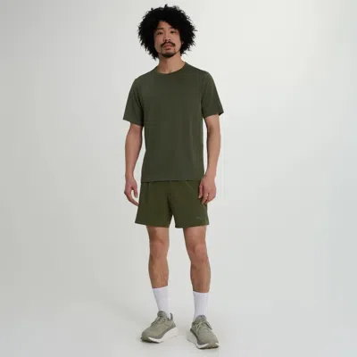Saucony Stopwatch Short Sleeve In Green