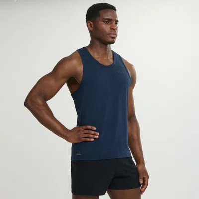 Saucony Stopwatch Singlet In Blue