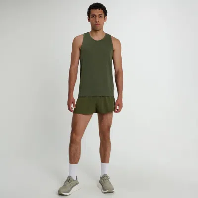 Saucony Stopwatch Singlet In Green