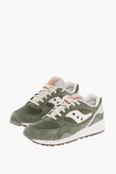 Saucony Suede And Fabric Shadow 5000 Low-top Sneakers In Multi
