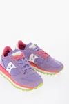 Saucony Suede And Nylon Jazz Triple Low Top Sneakers With Tricolor S In Purple