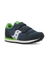 Saucony Suede Touch-strap Sneakers In Blue