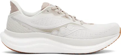 Saucony Taupe Triumph 23 Sneakers