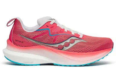 Pre-owned Saucony Tempus 2 (women's) Sneakers In Cayenne/silver
