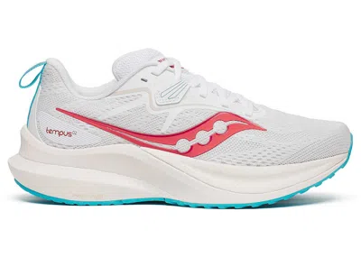Pre-owned Saucony Tempus 2 (women's) Sneakers In White/cayenne