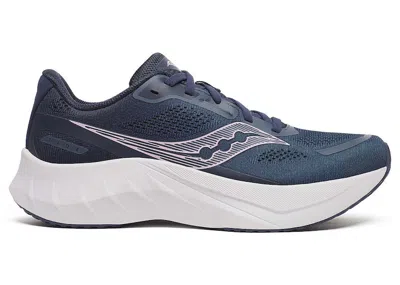 Pre-owned Saucony Tide 2 (women's) Sneakers In Navy Blue/verbena