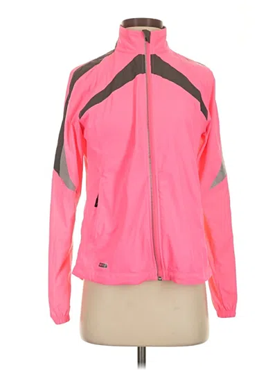 Pre-owned Saucony Track Jacket In Pink
