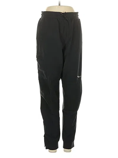 Pre-owned Saucony Track Pants In Black