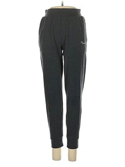 Pre-owned Saucony Track Pants In Gray