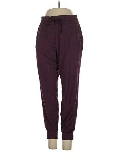 Pre-owned Saucony Track Pants In Purple